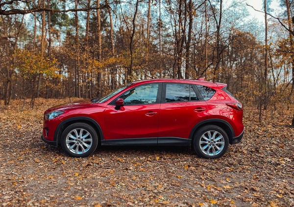 Mazda CX-5 cena 57000 przebieg: 162700, rok produkcji 2014 z Warszawa małe 106